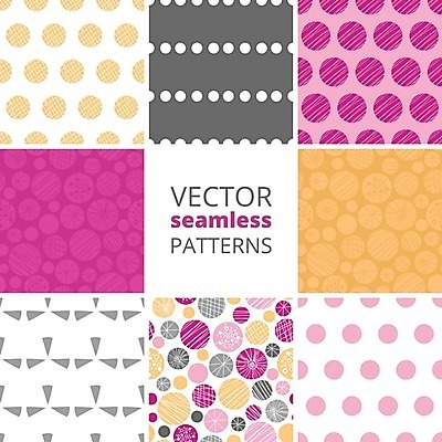 EPS 해외이미지 일러스트 세트 점 원형 8 수집 해외202004 해외일러스트 도형 숫자 파일형식 벡터 이미지허브