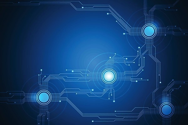 EPS 해외이미지 디자인 컨셉 일러스트 추상 미래 사람없음 그래픽 파란색 디지털 해외202004 해외일러스트 컬러 무늬 파일형식 벡터 이미지허브