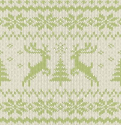 EPS 해외이미지 디자인 겨울 패턴 일러스트 눈꽃 사람없음 연두색 크리스마스트리 루돌프 뜨개질 해외202004 해외일러스트 계절 크리스마스 무늬 사슴 눈_날씨 취미 초록색 파일형식 벡터 이미지허브