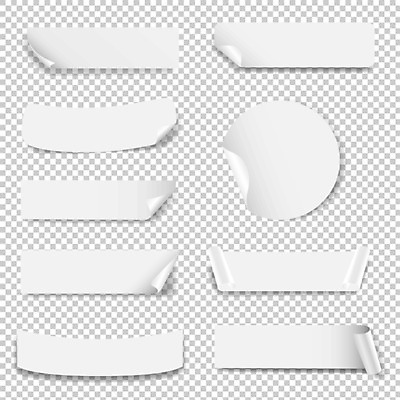 EPS 해외이미지 디자인 종이 일러스트 사람없음 세트 다양 메모지 엘리먼트 해외202004 해외일러스트 다수 사무용품 파일형식 벡터 이미지허브