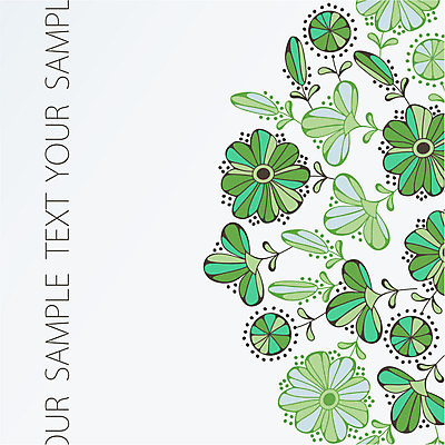 EPS 해외이미지 배너 꽃 선 백그라운드 꽃무늬 일러스트 텍스트 프레임 사람없음 엘리먼트 해외202004 해외일러스트 식물 무늬 파일형식 벡터 이미지허브