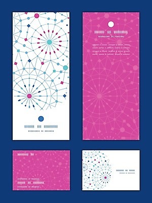 EPS 해외이미지 배너 분홍색 패턴 일러스트 프레임 사람없음 파란색 세트 화려 라인아트 해외202004 해외일러스트 선 컬러 컨셉 무늬 파일형식 벡터 이미지허브