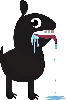EPS 해외이미지 클립아트 동물 일러스트 서기 반려동물 검은색 입 개 그림 충실 해외202004 해외일러스트 컬러 포유류 모션 신체부위 파일형식 벡터 사람 이미지허브