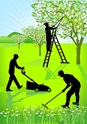 EPS 해외이미지 나무 식물 꽃 잎 일러스트 잔디 농작물 정원 흙 봄 작업 자르기 원예 유지 돌봄 온실 원예사 해외202004 해외일러스트 직업 계절 농업 모션 취미 파일형식 벡터 이미지허브