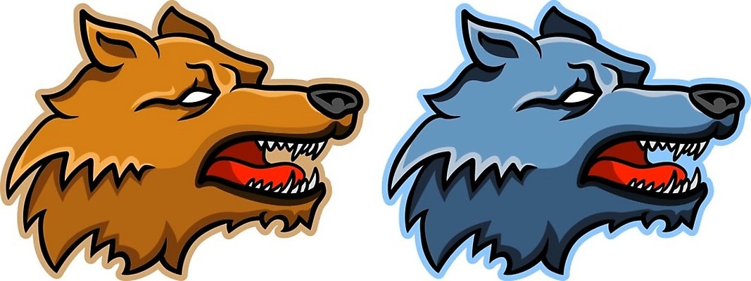 EPS 해외이미지 동물 야생동물 일러스트 머리 늑대 대가리 마스코트 해외202004 해외일러스트 포유류 신체부위 파일형식 벡터 이미지허브