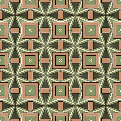 EPS 해외이미지 디자인 백그라운드 패턴 오렌지 일러스트 벽지 추상 초록색 검은색 타일 복고 정사각형 해외202004 해외일러스트 도형 컬러 무늬 과일 파일형식 벡터 이미지허브