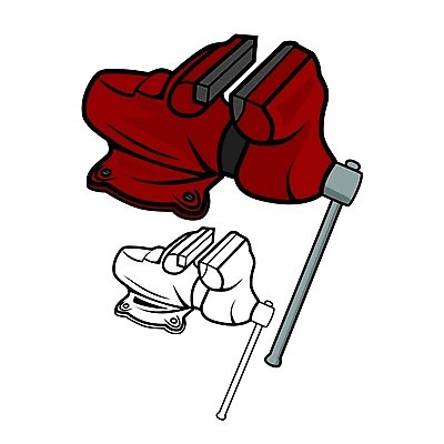 EPS 해외이미지 벤치 일러스트 비즈니스 공장 탁자 노동자 집게 상점 힘 공구 업무 작업실 닫기 공예 장인 대장장이 스트라이크 작업대 조이기 해외202004 해외일러스트 직업 가구 의자 공업 모션 취미 도구 작업 파일형식 벡터 이미지허브