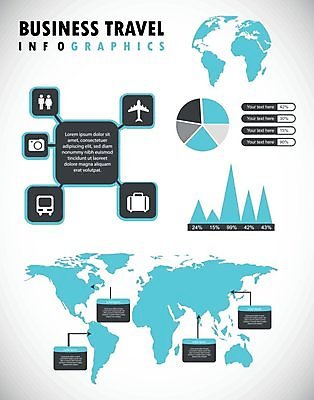 EPS 해외이미지 디자인 지도 일러스트 비즈니스 통계 그래프 사람없음 파란색 인포그래픽 정보 해외202004 해외일러스트 컬러 파일형식 벡터 이미지허브