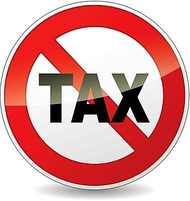 EPS 해외이미지 일러스트 사람없음 빨간색 금지 원형 세금 해외202004 해외일러스트 도형 컬러 파일형식 벡터 이미지허브