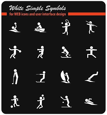 EPS 해외이미지 스포츠 골프 일러스트 스키 축구 수영 권투 야구 테니스 윈드서핑 배구 심볼 다이빙 체조 노젓기 핸드볼 해외202004 해외일러스트 모션 겨울스포츠 운동 구기 격투기 수상스포츠 수중스포츠 파일형식 벡터 이미지허브