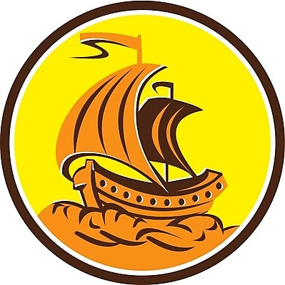 EPS 해외이미지 바다 일러스트 교통시설 그래픽 화물 원형 보트 복고 함선 승객 해외202004 해외일러스트 도형 교통 배_교통 운송업 시설 파일형식 벡터 이미지허브