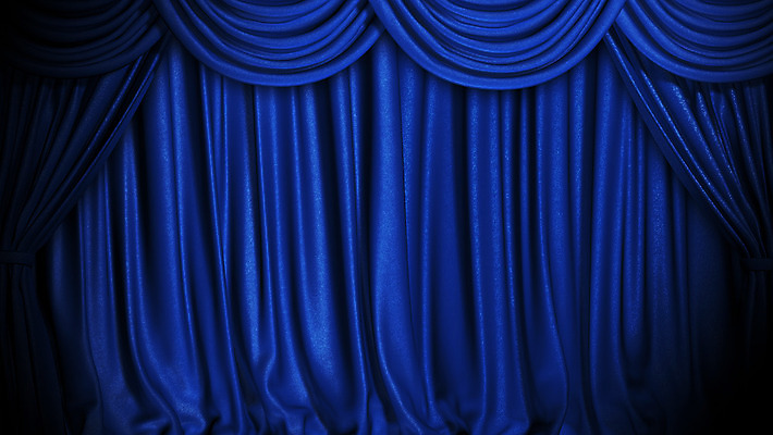 포토 JPG 해외이미지 백그라운드 사람없음 파란색 무대 직물 커튼 전시회 영화 방송 잔물결 해외202004 해외포토 물결 컬러 문화예술 전시 파일형식 이미지허브