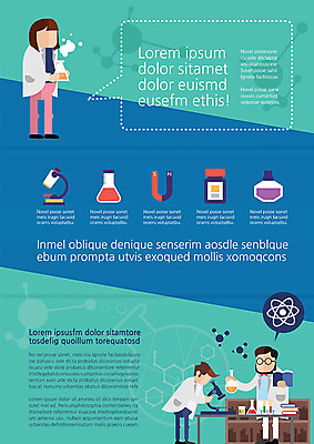 전신 템플릿 편집 직업 표지디자인 북디자인 출판디자인 여자 남자 내지 리플렛 과학 백그라운드 말풍선 무늬 북커버 3단접지 책장 현미경 실험기구 실험 서기 들기 사람 팜플렛 성인 책 세명 가운 실험복 연구원 과학자 플라스크 시험관 원자 자석 알코올램프 성인만 이미지템플릿 AI파일 옷 가구 모션 학자 파일형식 벡터