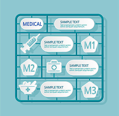 문자 영어 컬러 하늘색 일러스트 의학 통계 주사기 사람없음 단어 약 자료 인포그래픽 구급상자 조립 처방전 국내일러스트 AI파일 의료기기 파란색 의료용품 파일형식 벡터
