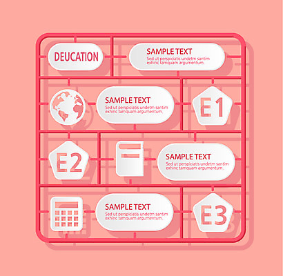 문자 영어 교육 지구 분홍색 컬러 일러스트 통계 사람없음 책 단어 자료 인포그래픽 계산기 조립 국내일러스트 AI파일 문구용품 장비 파일형식 벡터