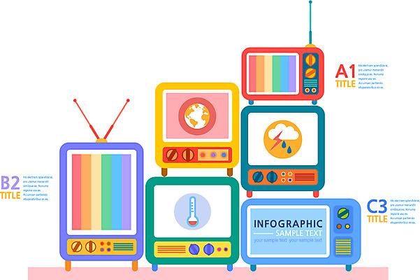 구름 지구 컬러 일러스트 통계 사람없음 전자제품 컬러풀 텔레비전 자료 인포그래픽 번개 온도 국내일러스트 AI파일 자연요소 날씨 파일형식 벡터
