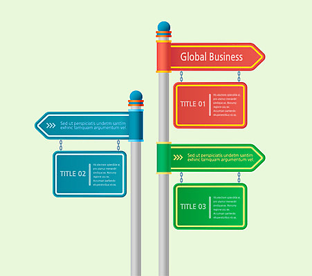 컬러 일러스트 비즈니스 통계 사람없음 빨간색 초록색 파란색 글로벌 자료 인포그래픽 표지판 길안내 국내일러스트 AI파일 안내 알림판 파일형식 벡터