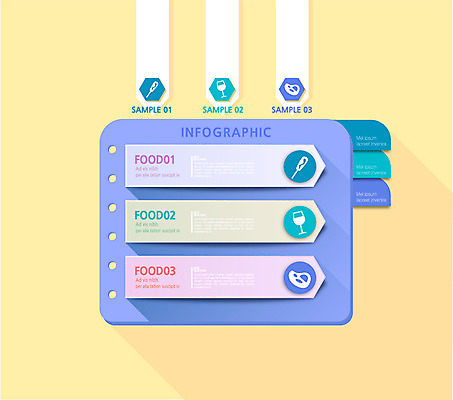 음식 컬러 일러스트 통계 육류 사람없음 컬러풀 와인 자료 인포그래픽 핫도그 국내일러스트 AI파일 식재료 주류 패스트푸드 파일형식 벡터