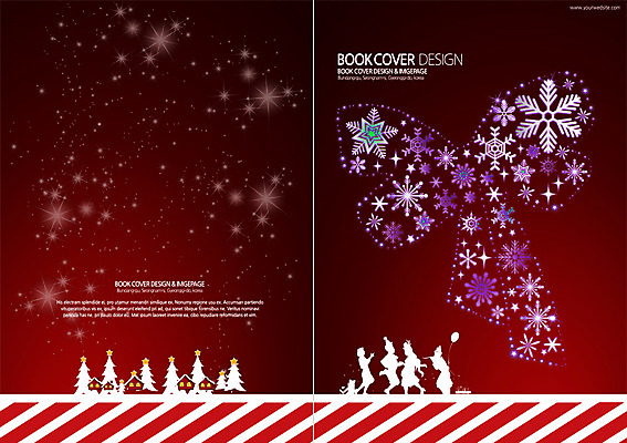 PSD 나무 식물 템플릿 편집 표지디자인 북디자인 출판디자인 표지 실루엣 백그라운드 크리스마스 무늬 북커버 주택 이벤트 팜플렛 여러명 반짝임 크리스마스트리 눈송이 이미지템플릿 기념일 다수 모션 눈_날씨 촬영기법 사람 건물 파일형식