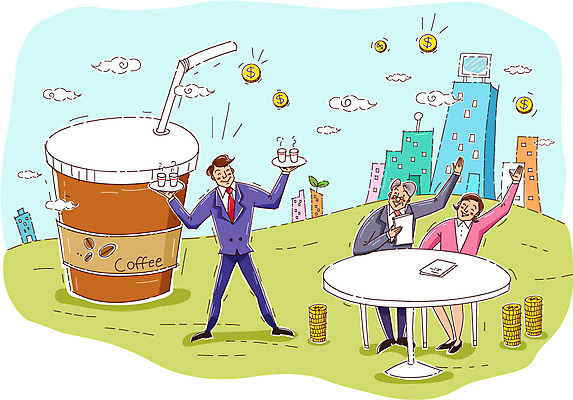 주간 여자 남자 커피 일러스트 회사 비즈니스 탁자 휴식 사람 정장 성인 야외 건물 세명 직장인 비즈니스맨 비즈니스우먼 작업실 종이컵 성인만 국내일러스트 AI파일 자연요소 직업 건축물 옷 음료 가구 컨셉 컵 일회용 파일형식 벡터