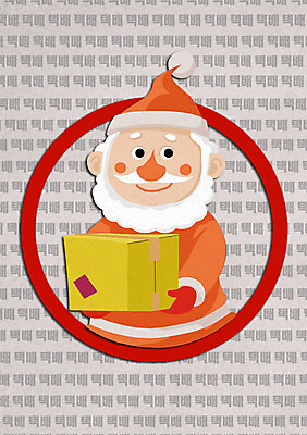 PSD 남자 크리스마스 일러스트 산타모자 선물 한명 들기 사람 성인 상자 산타클로스 배송 택배 남자만 남자한명만 성인남자만 성인만 국내일러스트 모자_잡화 1 기념일 모션 운송업 파일형식