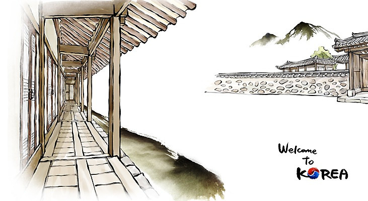 PSD 전통 건축 문화 여행 캘리배경 백그라운드 일러스트 캘리그라피 유적지 한옥 서울 수묵화 사람없음 관광지 도시 동양화 국내여행 국내일러스트 한국전통 고건축 한국 미술 파일형식