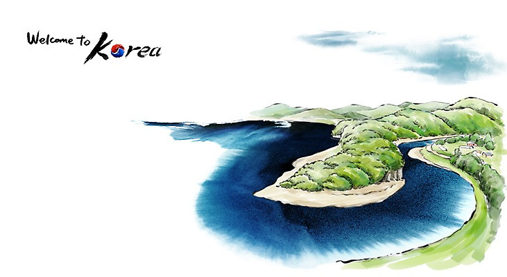 PSD 문화 여행 캘리배경 백그라운드 일러스트 캘리그라피 유적지 한국 수묵화 사람없음 관광지 강 동양화 강원도 한반도 국내여행 밤섬 정선 국내일러스트 아시아 섬 고건축 미술 여의도 파일형식