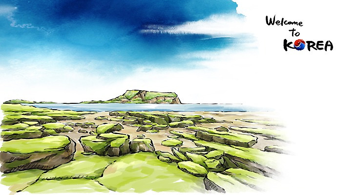 주간 PSD 문화 여행 캘리배경 백그라운드 일러스트 캘리그라피 유적지 한국 수묵화 사람없음 야외 관광지 제주도 동양화 성산일출봉 국내여행 국내일러스트 자연요소 아시아 고건축 미술 서귀포 파일형식