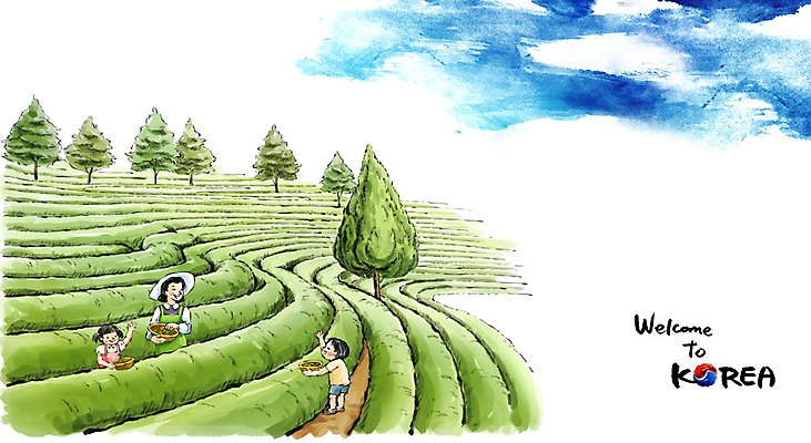 주간 PSD 여자 남자 문화 어린이 여행 캘리배경 백그라운드 일러스트 캘리그라피 가족 유적지 한국 수묵화 사람 성인 야외 세명 관광지 체험 동양화 농장체험 녹차밭 국내여행 보성 국내일러스트 자연요소 아시아 컨셉 고건축 밭 관계 미술 농장 체험학습 녹차 전라남도 파일형식