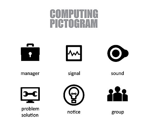 아이콘 사람모양 정보기술 사람없음 세트 픽토그램 소리 그룹 수리 알림 신호 관리자 2D아이콘 AI파일 모양 기술 파일형식 벡터