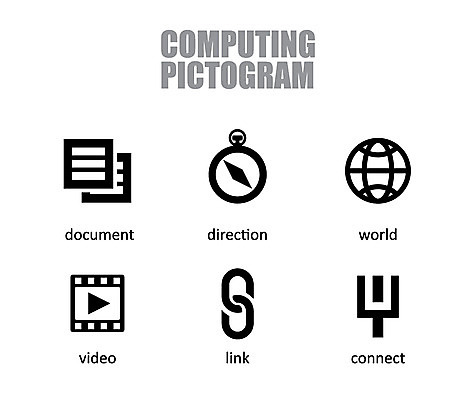 아이콘 지구 정보기술 사람없음 세트 픽토그램 접속 나침반 방향 문서 재생 비디오 연결고리 2D아이콘 AI파일 기술 파일형식 벡터