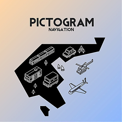 나무 아이콘 지도 자동차 버스 비행기 사람없음 세트 픽토그램 기차 헬리콥터 네비게이션 2D아이콘 AI파일 식물 육상교통 항공교통 대중교통 파일형식 벡터