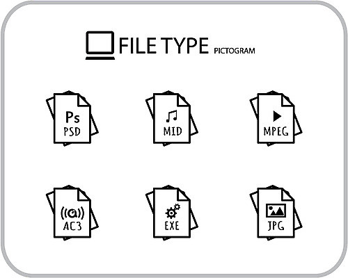 아이콘 음악 종류 사람없음 세트 픽토그램 소리 파일 재생 영상 실행 파일타입 2D아이콘 AI파일 문화예술 파일형식 벡터