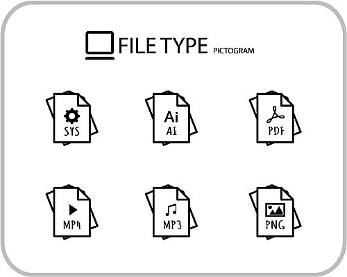 아이콘 음악 음표 종류 사람없음 세트 픽토그램 문서 파일 재생 시스템 동영상 파일타입 2D아이콘 AI파일 기호 문화예술 파일형식 벡터
