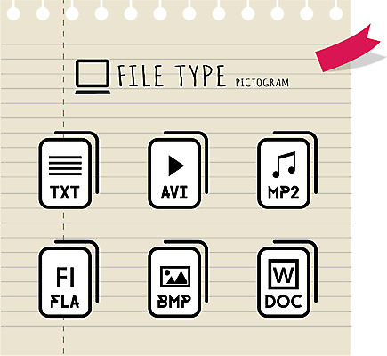아이콘 음악 백그라운드 음표 텍스트 종류 사람없음 세트 픽토그램 메모지 포스트잇 문서 파일 동영상 파일타입 2D아이콘 AI파일 기호 문화예술 사무용품 파일형식 벡터