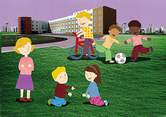 주간 PSD 편집 편집이미지 공원 여자 남자 어린이 공 학교 상상 놀이 사람 잔디 여러명 성인 야외 건물 자전거 운동장 놀이터 이미지편집 자연요소 식물 건축물 공공시설 교육 다수 스포츠시설 바이크 공간 파일형식