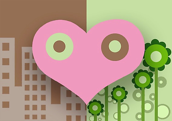 PSD 식물 꽃 상징 꽃무늬 일러스트 빌딩 사람없음 건물 하트 심플 국내일러스트 모양 건축물 무늬 파일형식