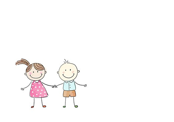 PSD 여자 남자 어린이 일러스트 사람 두명 친구 손잡기 흰배경 어린이만 국내일러스트 백그라운드 관계 모션 흰색 파일형식