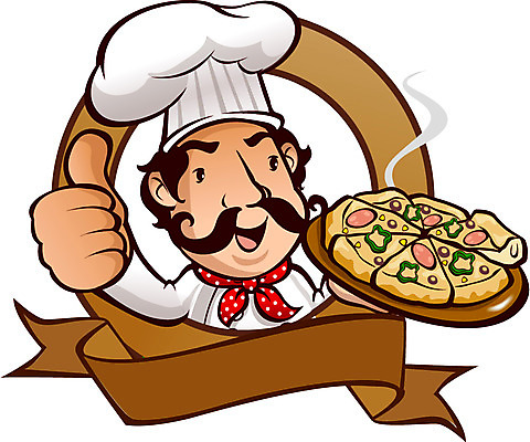 캐릭터 남자 일러스트 홍보캐릭터 수염 피자 한명 사람 손짓 요리사 최고 알림 심볼 음식점캐릭터 남자만 남자한명만 일러캐릭터 AI파일 직업 1 모션 패스트푸드 서양음식 파일형식 벡터