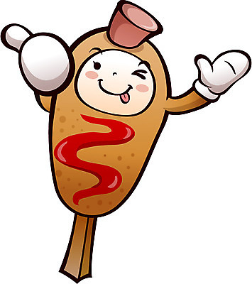 캐릭터 음식 일러스트 홍보캐릭터 디저트 손짓 사람없음 요식업 최고 알림 음식캐릭터 핫도그 일러캐릭터 AI파일 산업 모션 패스트푸드 파일형식 벡터