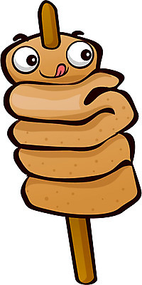 캐릭터 음식 일러스트 홍보캐릭터 디저트 사람없음 요식업 어묵 알림 음식캐릭터 일러캐릭터 AI파일 산업 파일형식 벡터