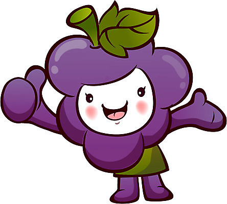 식물 캐릭터 음식 과일 일러스트 홍보캐릭터 포도 손짓 사람없음 요식업 최고 알림 특산물 음식캐릭터 과일캐릭터 포도캐릭터 일러캐릭터 AI파일 산업 모션 파일형식 벡터