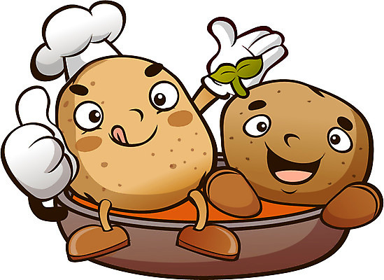 캐릭터 채소 일러스트 홍보캐릭터 감자 손짓 사람없음 농작물 요식업 최고 알림 특산물 음식캐릭터 감자탕 일러캐릭터 AI파일 산업 음식 농업 모션 파일형식 벡터