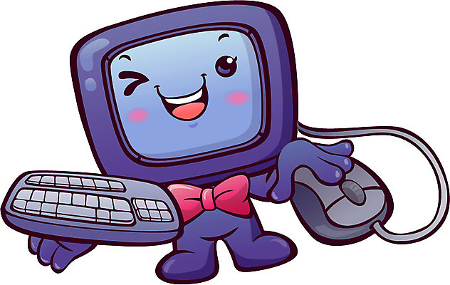 캐릭터 교육 일러스트 홍보캐릭터 교육캐릭터 윙크 사람없음 전자제품 컴퓨터 모니터 키보드 마우스 알림 학원 컴퓨터학원 일러캐릭터 AI파일 표정 컴퓨터용품 파일형식 벡터