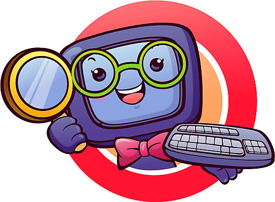 캐릭터 교육 안경 일러스트 홍보캐릭터 돋보기 교육캐릭터 사람없음 전자제품 컴퓨터 모니터 키보드 알림 학원 컴퓨터학원 일러캐릭터 AI파일 잡화 파일형식 벡터