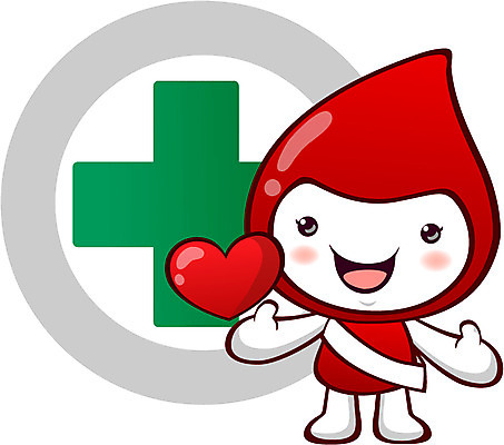 캐릭터 일러스트 홍보캐릭터 의학 사람없음 하트 혈액 알림 헌혈 십자 일러캐릭터 AI파일 모양 캠페인 봉사 파일형식 벡터