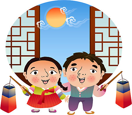 구름 한국문화 한국전통 여자 남자 어린이 일러스트 전통캐릭터 새해 사람 두명 태양 전통의상 한복 청사초롱 전통문 어린이만 일러캐릭터 AI파일 자연요소 캐릭터 동양문화 전통 한국 문 초롱 파일형식 벡터