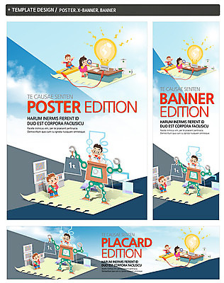 전신 PSD 구름 템플릿 배너 배너템플릿 여자 어린이교육 교육 남자 가로배너 ZIP 포스터 세로배너 어린이 백그라운드 전구 하늘 실험 서기 여러명 세트 현수막 로봇 어린이만 자연요소 다수 모션 사람 가로 세로 파일형식