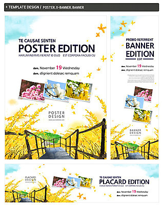 PSD 구름 템플릿 배너 배너템플릿 계절 가로배너 꽃 ZIP 포스터 세로배너 여행 백그라운드 자연 하늘 사람없음 세트 봄 현수막 개나리 기념사진 꽃길 자연요소 식물 길 가로 세로 생태계 파일형식