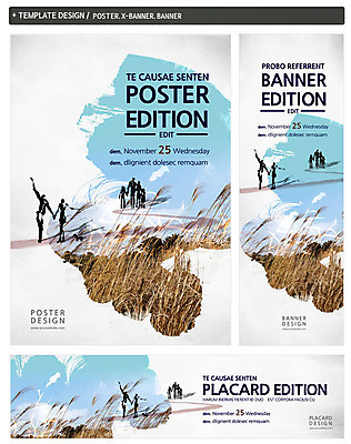 PSD 템플릿 배너 배너템플릿 가로배너 실루엣 ZIP 포스터 세로배너 백그라운드 가족 하늘 서기 사람 여러명 세트 현수막 억새 식물 다수 관계 모션 촬영기법 가로 세로 파일형식